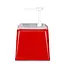 Hendi Sausdispenser met pomp - 2,5L - BPA-vrij - Rood - 230x210x327mm