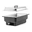 HENDI Elektrische chafing dish – instelbare temperatuur – 9L – roestvrij staal – GN 1/1