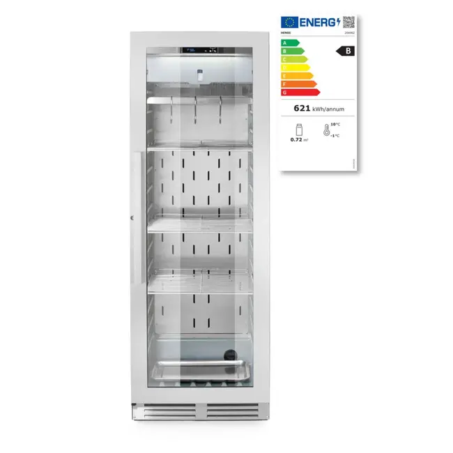 HENDI Dry aging kast – 352L – energiezuinig glas – antibacteriële UVC-lamp – optimale luchtcirculatie