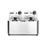 HENDI Dubbele friteuse – roestvrij staal – 2x4x L – 6000W – uitneembare elementen