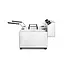 HENDI Dubbele friteuse – 2x8x L – roestvrij staal – koude zone – 7000W