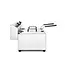HENDI Dubbele friteuse – 2x8x L – roestvrij staal – koude zone – 7000W