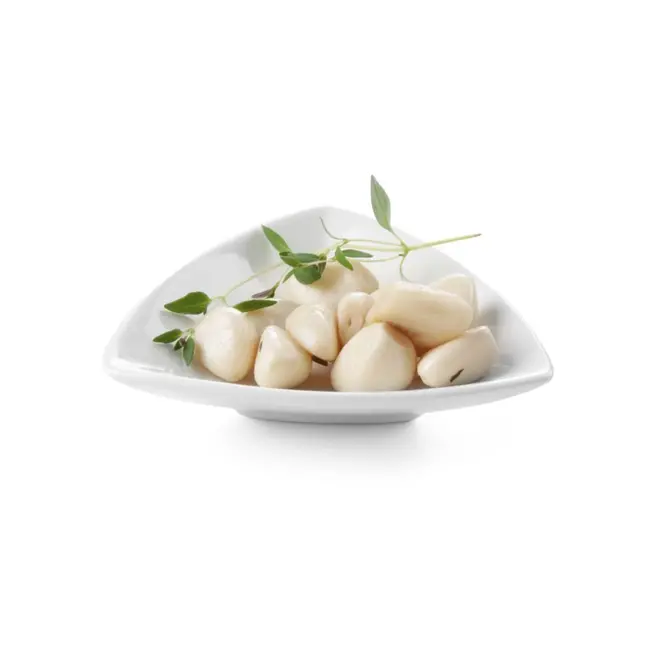 HENDI Tapasschaaltjes – Triangolo – Porselein – Stoot- en slijtvast – 100x100x25 mm – Set van 6