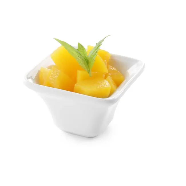 HENDI Tapasschaaltje Cuadrado – Porselein – Stoot- en slijtvast – 59x59x37 mm – Set van 6