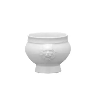 HENDI Soepkom 1 liter van wit porselein, diameter 175 mm groot