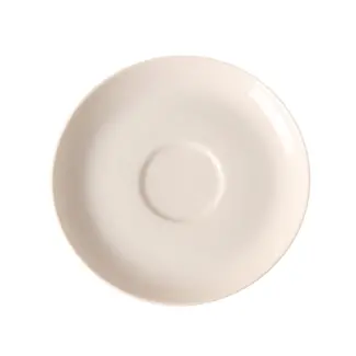 HENDI Schotel voor soepkom – Versterkte randen – Hoge kwaliteit glazuur – Wit porselein – Ø180 mm