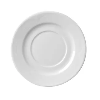 HENDI Schotel voor soepkom en cappuccinokop – versterkte randen – wit porselein – ø190 mm