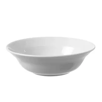 HENDI Saladeschaal – Versterkte randen – Hoogwaardig glazuur – ⌀150 mm – Wit porselein