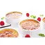 HENDI Ramekin 100 mm van wit porselein, geribbeld en 25 mm hoog