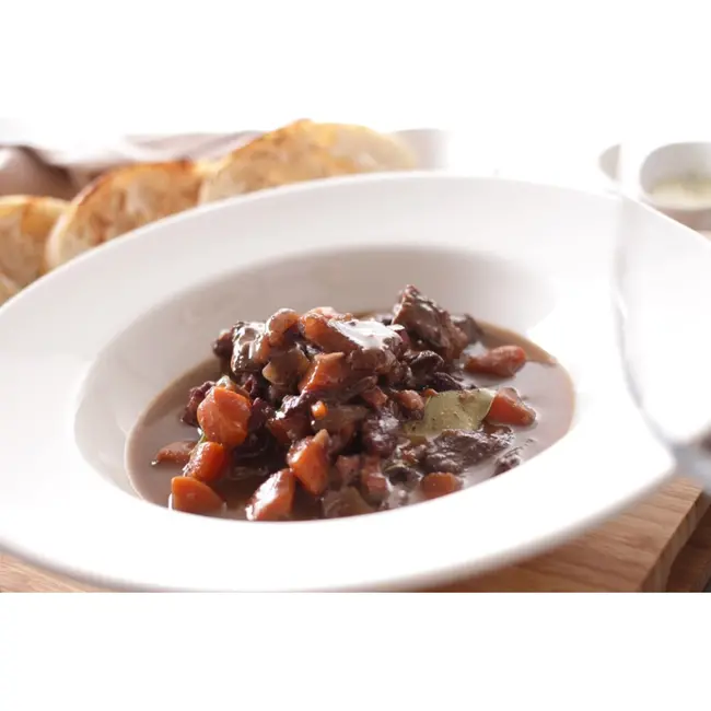 HENDI Pastabord – Versterkte randen – Hoogwaardig glazuur – Ø 300 mm – Wit