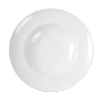 HENDI Wit pastabord – hotelporselein – versterkte randen – slijtvast – Ø 260 mm