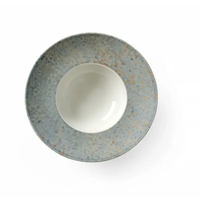 HENDI Pastabord met Diepe Basis – Modern Design – Lichtgrijs – ⌀275mm