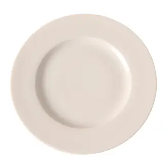 HENDI Bord plat Ø320 mm van wit hotelporselein met sterke rand