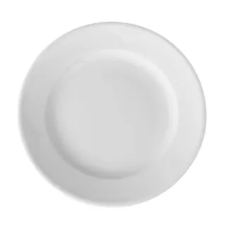 HENDI Bord plat van wit hotelporselein Ø280 mm met versterkte rand
