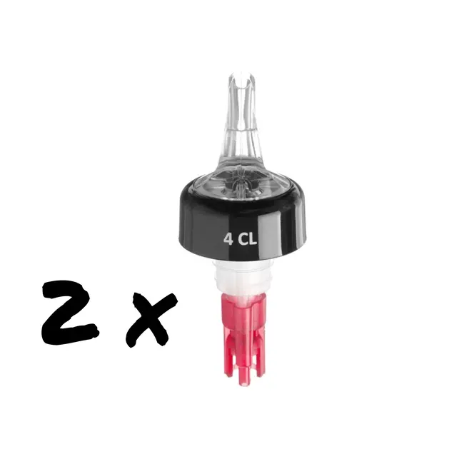 BarUp Kogelmaatschenker – nauwkeurige dosering – set van 2 – 0,04L