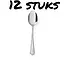 HENDI Set theelepels – hand gepolijst – roestvast staal – 12 stuks – 131 mm