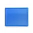 HENDI Snijplank HACCP – Gastronorm 1/2 – Blauw – 325x265 mm – Dubbelzijdig – Sapgeul