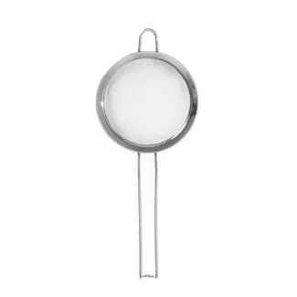 HENDI Bolzeef – Fijn gaas – Roestvast staal – Vaatwasserbestendig – 250x105x40 mm