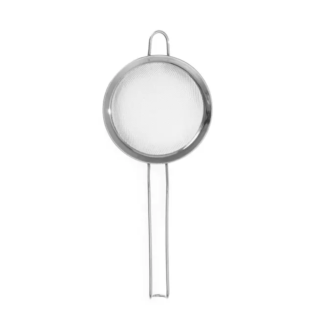 HENDI Bolzeef – Fijn gaas – Roestvast staal – Vaatwasserbestendig – 250x105x40 mm