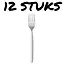 HENDI Tafelvorken – Budget Line – Roestvast staal – Vaatwasmachinebestendig – 183 mm – 12 stuks