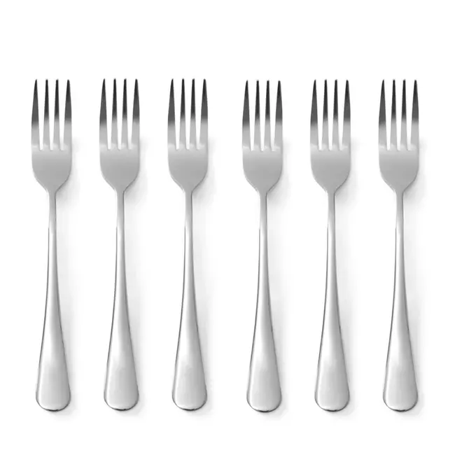 HENDI Dessertvorken – Profi Line – Hoogglans – Roestvast staal – 186 mm – Set van 6