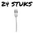 HENDI Gebaksvorken – Budget Line – Roestvast staal – Vaatwasmachinebestendig – 145 mm – 24 stuks