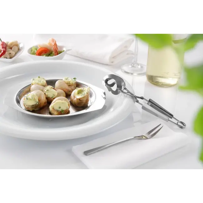 HENDI Slakkenvorkjes – set van 6 – roestvast staal – vaatwasmachinebestendig – 130 mm