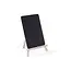 HENDI Tafel krijtbord met houten standaard – 2 stuks – 148x130x120 mm – zwart