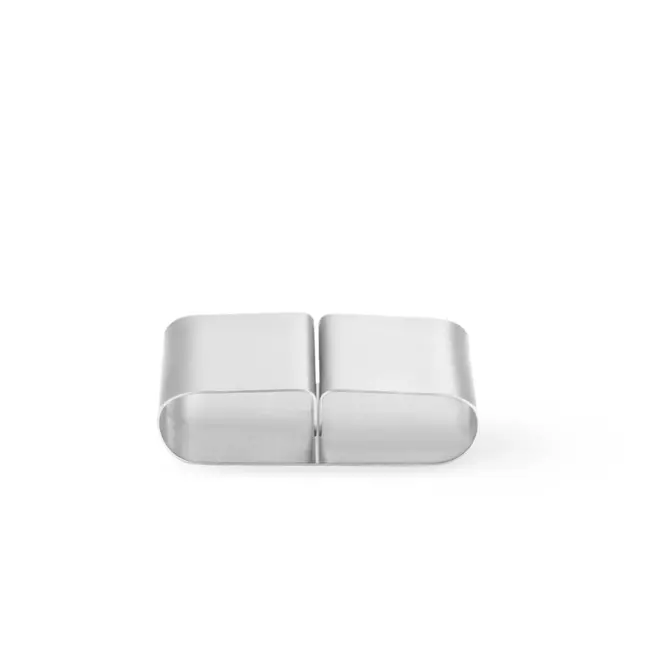 HENDI Menukaart houder – roestvrij staal – set van 6 – 80x77x18 mm