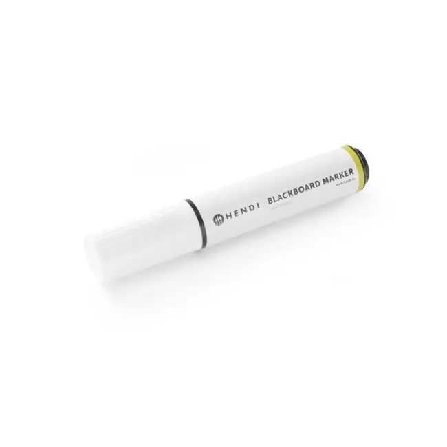 HENDI Krijtstiften – platte brede punt – 15 mm – wit – set van 3 stuks