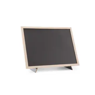 HENDI Krijtbord met houten frame en standaard – 300x400 mm – Groot formaat
