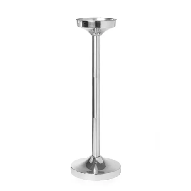 BarUp Standaard voor wijnkoeler – roestvrij staal – compact – 750 mm hoog