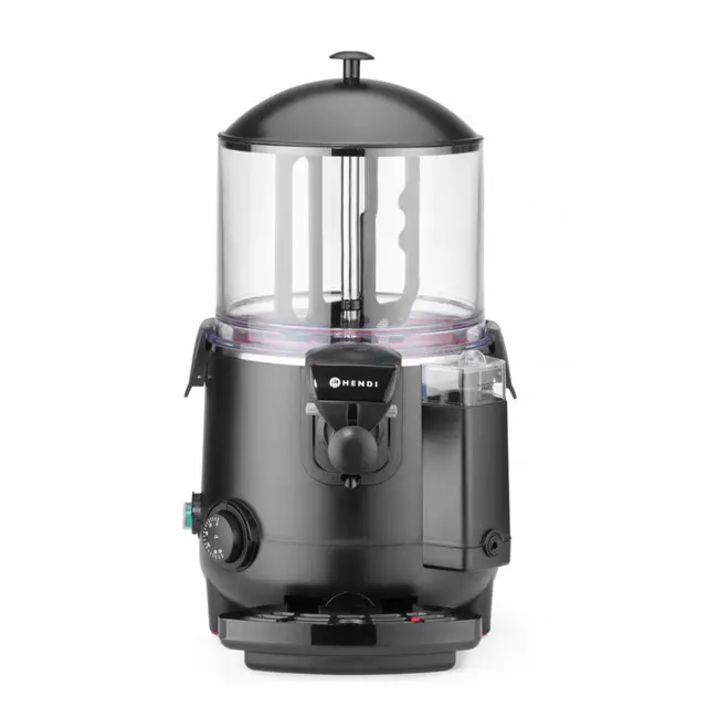 HENDI Chocolademelk dispenser – 5L – bain-marie systeem – roestvrij staal – anti-lek kraan