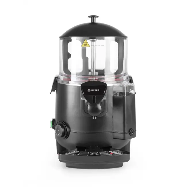 HENDI Chocolademelk dispenser – 5L – bain-marie systeem – roestvrij staal – anti-lek kraan