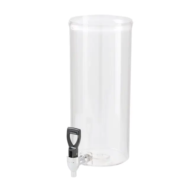 HENDI Sapdispenser – 3L – Met ijs cilinder koeling – Non-drip tapkraan – Polycarbonaat en roestvrij staal