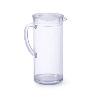 HENDI Transparante sapkan – 2 liter – krasvast kunststof – met deksel – Ø120x(H)250 mm