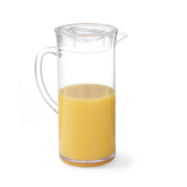 HENDI Transparante sapkan – 2 liter – krasvast kunststof – met deksel – Ø120x(H)250 mm