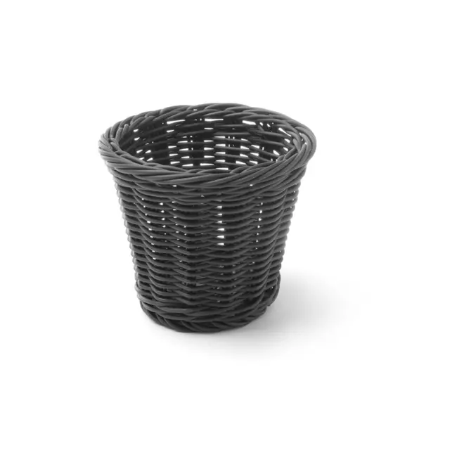 HENDI Snackmandje – Zwart – Ø130x(H)110mm – Vaatwasmachinebestendig – Polypropyleen