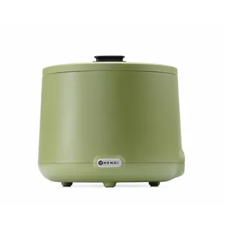 HENDI Soepketel UNIQ 8 liter groen met digitale bediening en 500 W