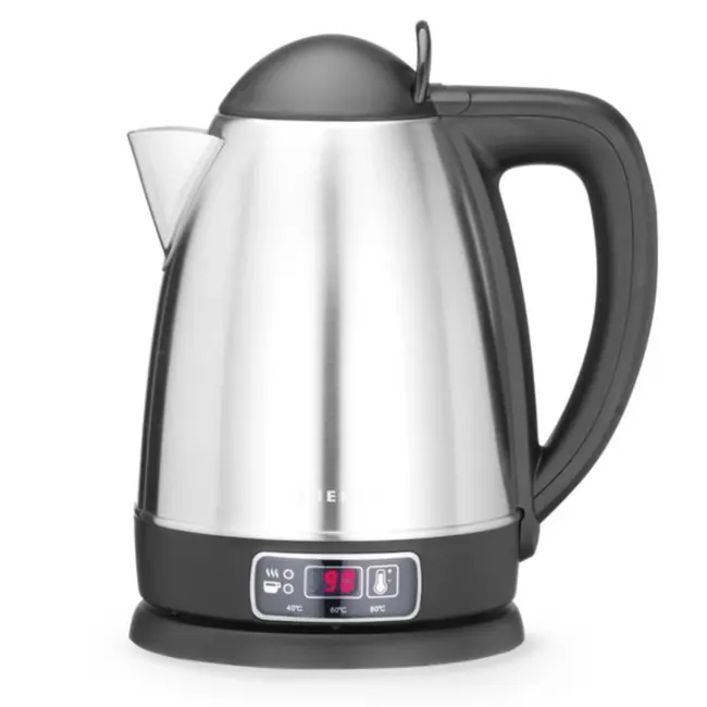 HENDI Draadloze waterkoker – temperatuurregeling – 1,8L – digitaal display – roestvrij staal