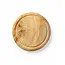 HENDI Serveerplank olijfhout – Antibacterieel – Met sapgoot – Ø260x25 mm – Uniek patroon