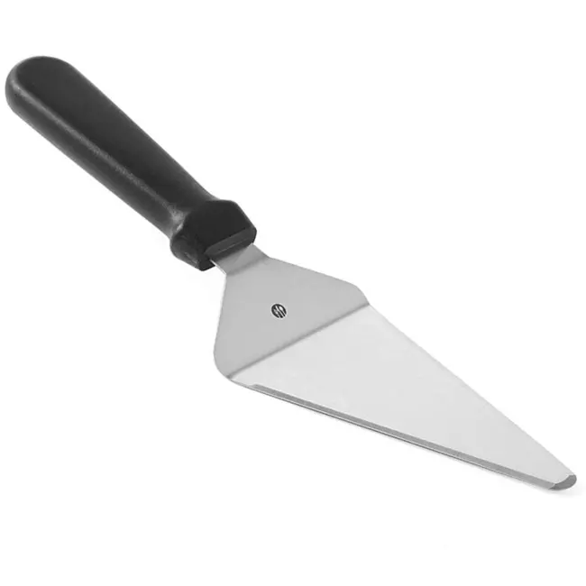 HENDI Gebakschep met meszijden – 300x75 mm – zwarte polypropyleen greep – vaatwasserbestendig
