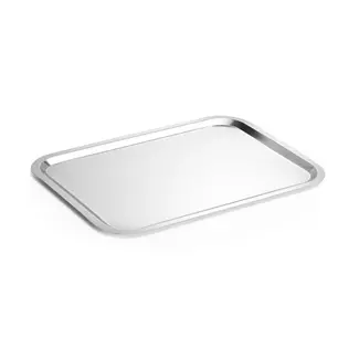 APS Gekoelde tray – roestvast staal – 395x283 mm – geprofileerde rand