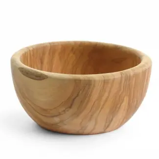 HENDI Olijfhouten kom – antibacterieel – ⌀125x60 mm – unieke vormgeving