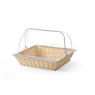 HENDI Buffetmand GN 2/3 met roltopkap van polycarbonaat en mandje