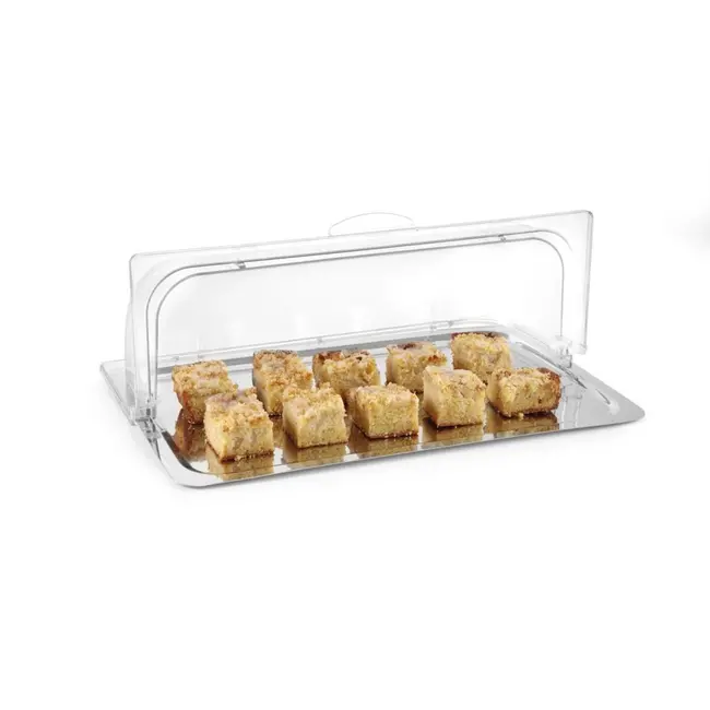 HENDI Rolltopdeksel GN 1/1 van transparant PMMA voor buffettrays