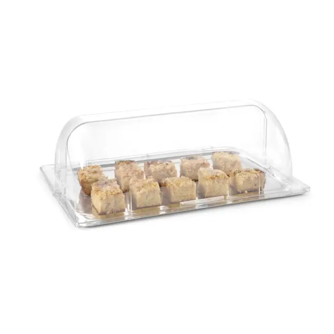 HENDI Rolltopdeksel GN 1/1 van transparant PMMA voor buffettrays