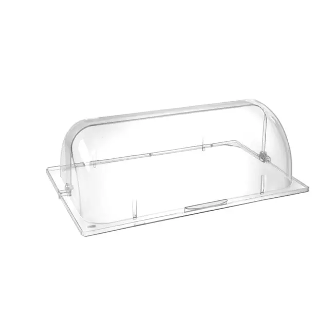 HENDI Rolltopdeksel GN 1/1 van transparant PMMA voor buffettrays