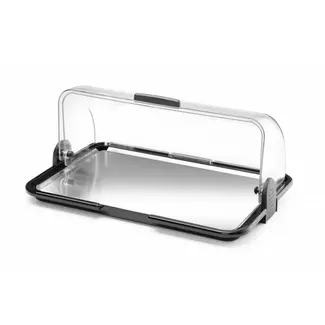 HENDI Roltop display – Koelen en verwarmen – 465x315x195 mm – Transparant – Vaatwasmachinebestendig