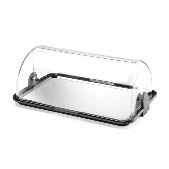 HENDI Roltop display – Koelen en verwarmen – 465x315x195 mm – Transparant – Vaatwasmachinebestendig